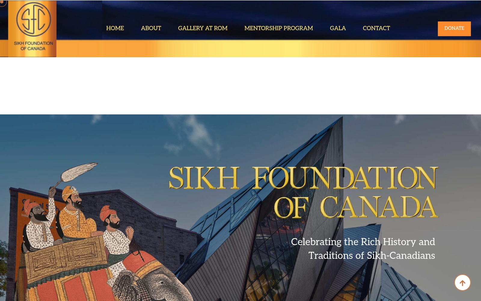 Sikh Foundation of Canada website preview